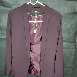 Burgundy Blazer
